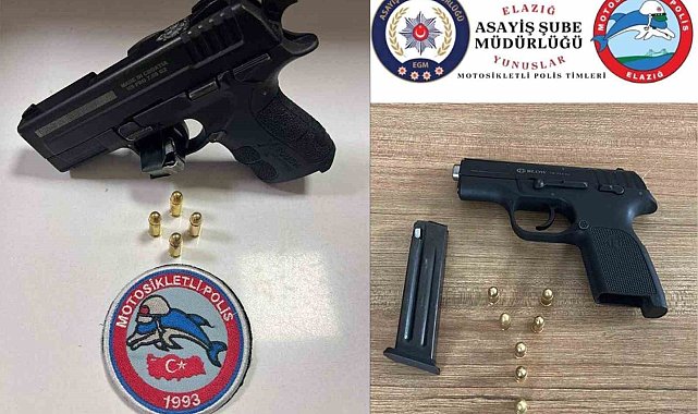 Elazığ'da ruhsatsız silah operasyonu: 2 kişi yakalandı
