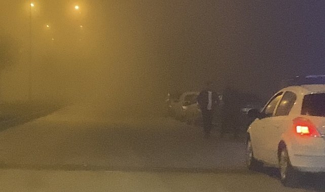 Elazığ'da yoğun sis etkili oldu