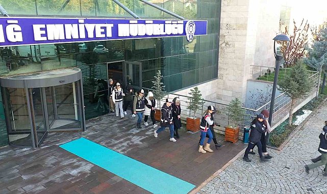 Elazığ'daki 'Cımbız' operasyonunda 10 tutuklama