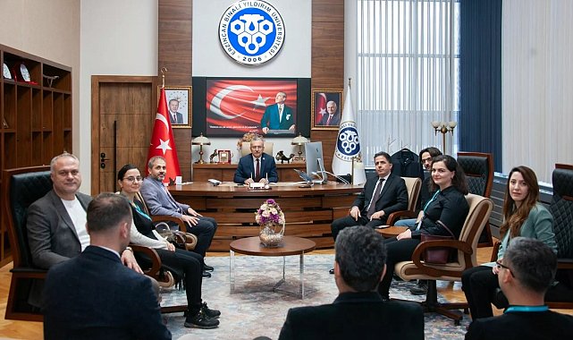 EPDAD ekibi Rektör Levent'i ziyaret etti