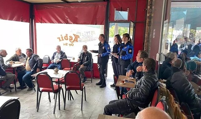 Erzincan polisi suçla mücadelede vatandaşları bilgilendiriliyor