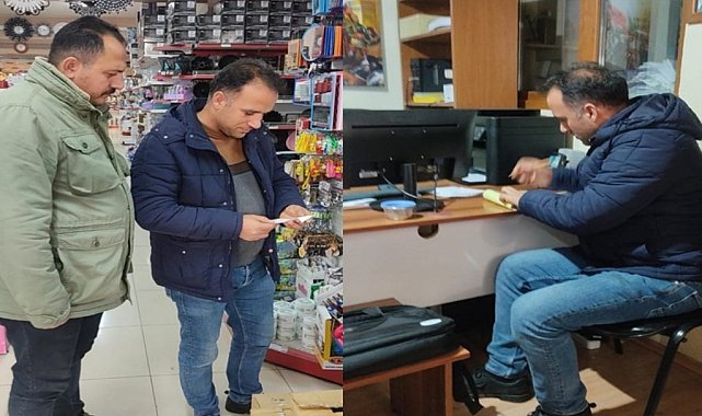 Erzincan'da iş yerlerine yönelik ücretli poşet denetimi yapıldı