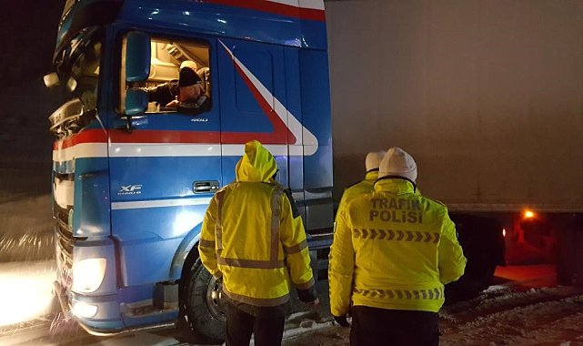 Erzincan'da kış denetimleri sürüyor
