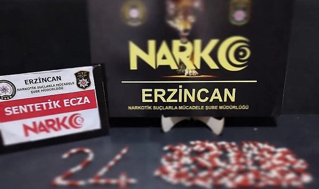 Erzincan'da üzerinde uyuşturucu bulunan şüpheli gözaltına alındı