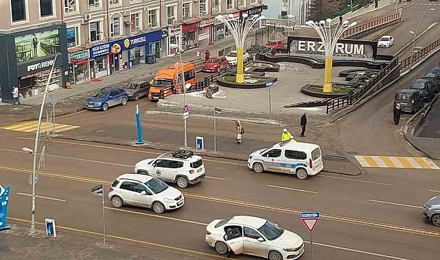 Erzurum trafiğine 1 ayda 3 bin 174 araç kaydı