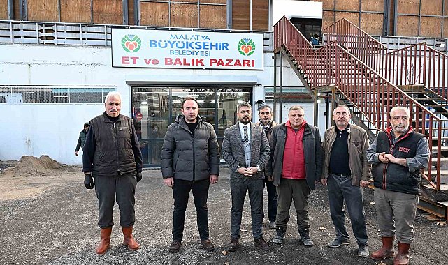 Et ve balık pazarı esnaflarından Başkan Gürkan'a teşekkür