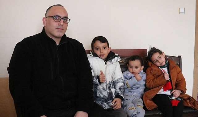 Filistinli akademisyen ve ailesine Erzurum'da Türk Kızılay sahip çıktı