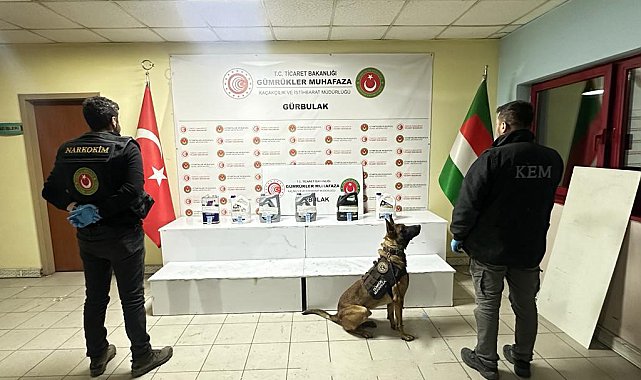 Gürbulak'ta uyuşturucu operasyonu