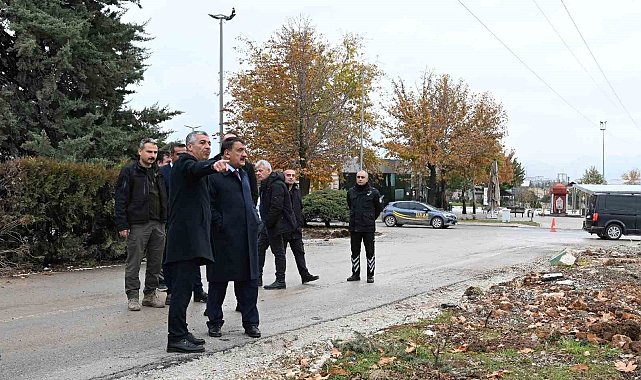 Gürkan'dan, Mezarlıklar Dairesi Başkanlığı İdari Hizmet Binası'nda inceleme