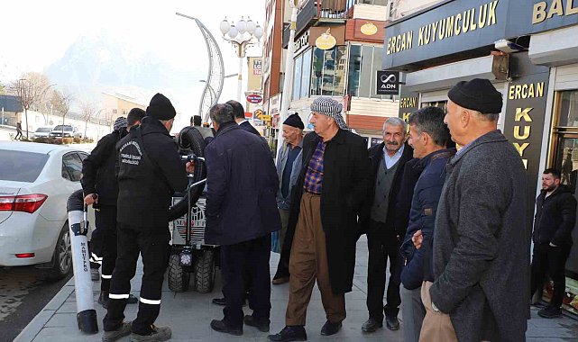 Hakkari ilk defa vakumlu temizlik makinesine kavuştu