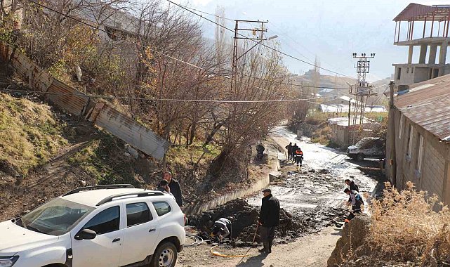 Hakkari'de 7 noktadaki su arızası giderildi