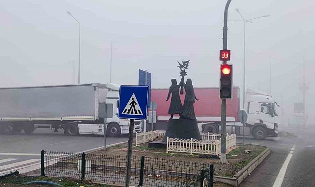 Iğdır'da yoğun sis etkili oluyor