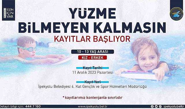 İpekyolu'nda "yüzme bilmeyen kalmasın" kursu