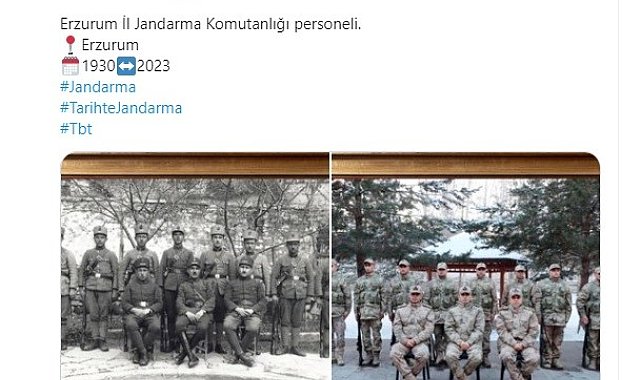 Jandarmadan duygu dolu paylaşım