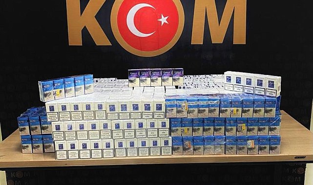 Kargo kolilerinden kaçak sigara çıktı