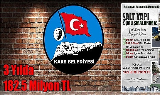 Kars Kayyım Belediyesi alt yapı çalışmalarını açıkladı