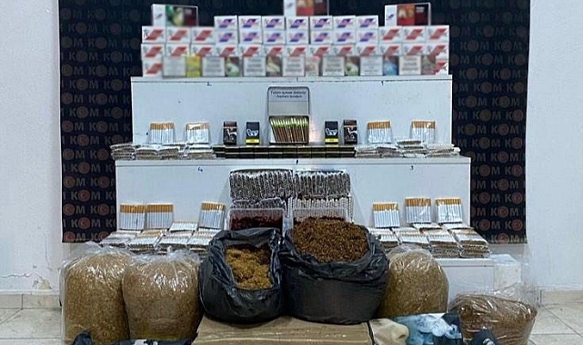 Kars'ta 61 bin 400 makaron ele geçirildi
