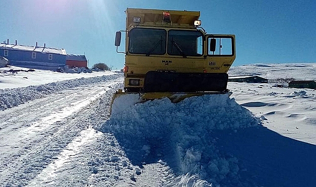 Kars'ta 72 köy yolu ulaşıma kapandı
