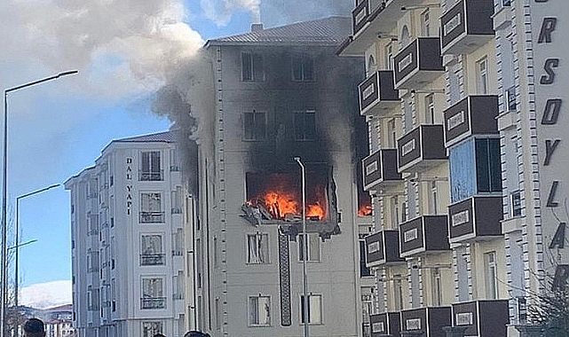 Kars'ta doğalgaz patlaması: Yaralılar var