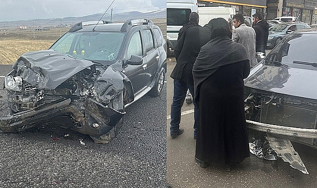 Kars'ta iki farklı trafik kazası meydana geldi