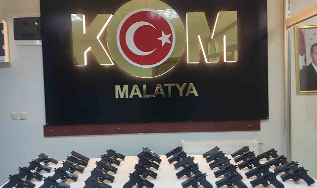 Malatya'da silah kaçakçılığında 3 şüpheli yakalandı
