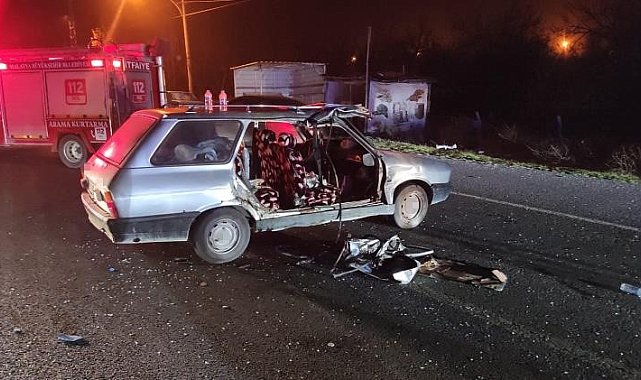 Malatya'da trafik kazası: 4 yaralı