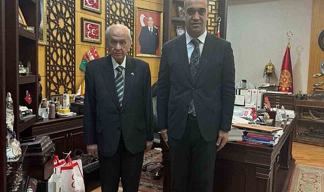 MHP Lideri Bahçeli'ye konuk oldu