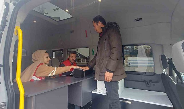 Mobil Göç Noktası Erzurum'da hizmette