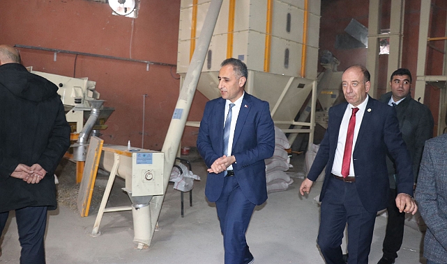 Müdür Aydın, Digor’da yem tesisini inceledi
