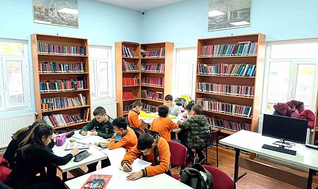 Soğuk havalar kütüphaneye ilgiyi arttırdı