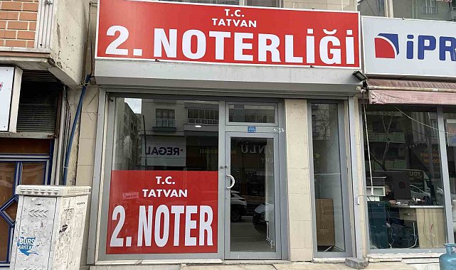 Tatvan'da 2'nci noter açıldı