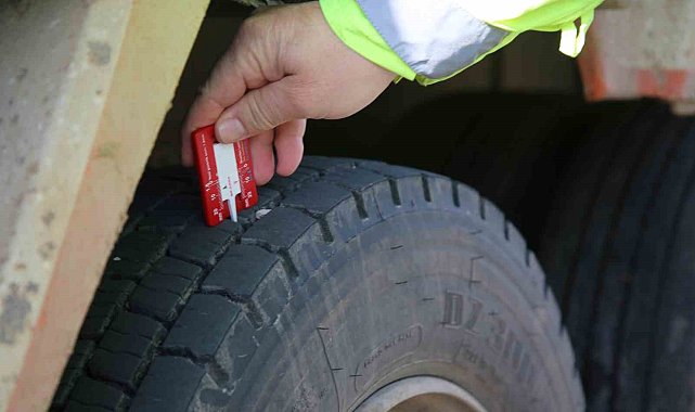 Tunceli'de kış lastiği denetimleri