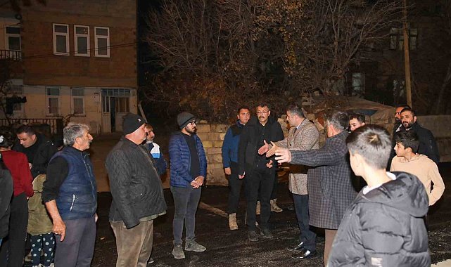 Vali Ali Çelik asfalt denetiminde