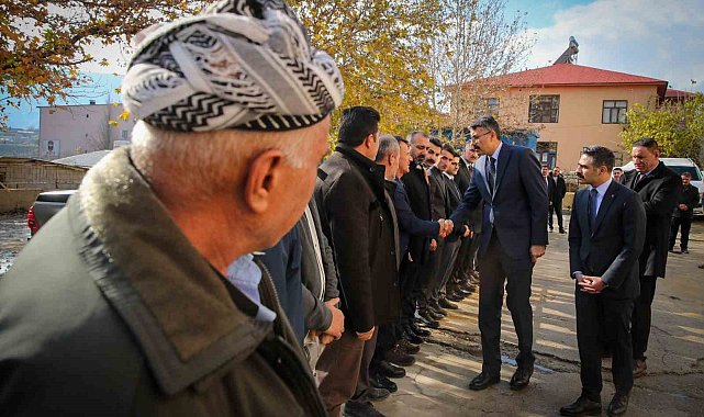 Vali Ali Çelik'ten Derecik ilçesine ziyaret