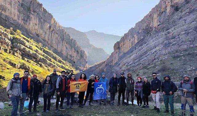 Yüksekovalı dağcılardan Aktütün kanyonlarına gezi