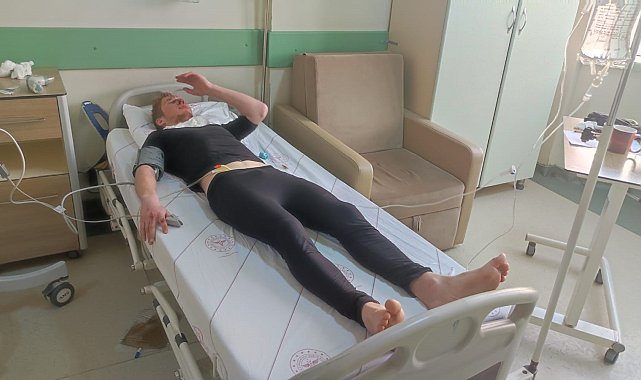 Ağrı Dağı'nda düşerek yaralanan Ukraynalı dağcı: "Türklere minnettarım"