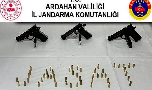 Ardahan'da silah kaçakçılığı operasyonunda 1 kişi yakalandı