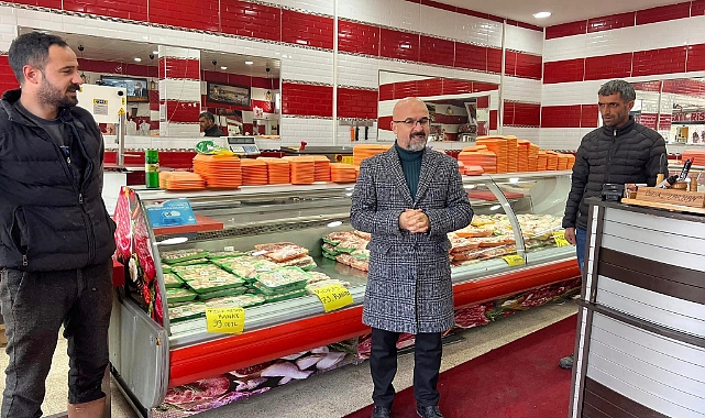 Başkan Altun yılın ilk mesaisine esnaf ziyareti ile başladı