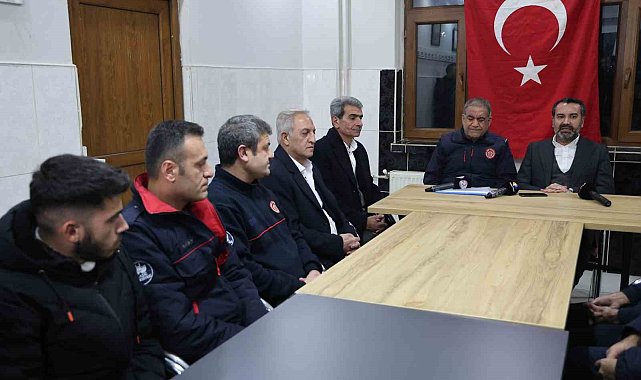Başkan Şerifoğulları yılın son gününde itfaiye personeliyle buluştu