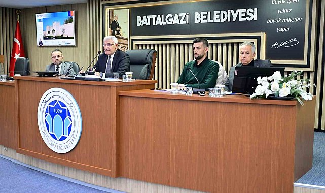 Battalgazi Belediye Meclisi, yılın ilk olağan meclis toplantısını tamamladı