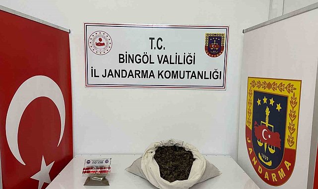 Bingöl'de uyuşturucu operasyonu: 2 gözaltı