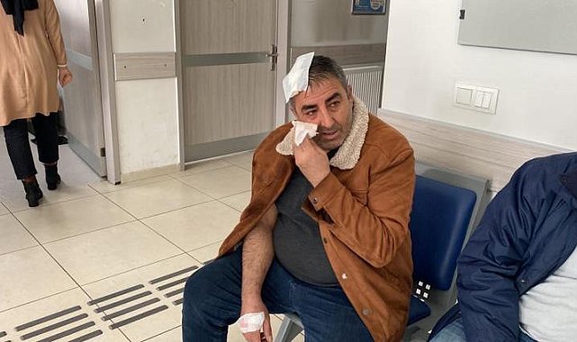 Çatıdan üzerine buz kütlesi düşen şahıs yaralandı
