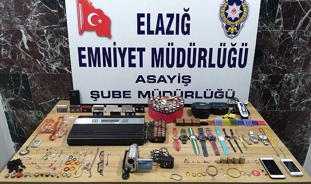 Elazığ'da asayiş uygulaması: 3 tutuklama