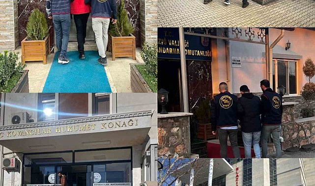 Elazığ'da jandarma son bir yılda 426 şüpheliyi yakaladı