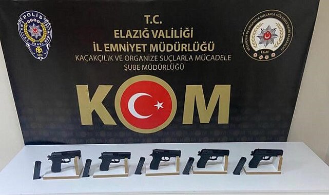 Elazığ'da silah taciri 2 şüpheli tutuklandı