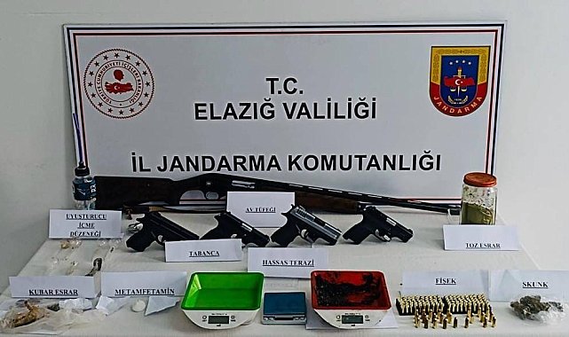 Elazığ'da uyuşturucu operasyonu: 7 şüpheli gözaltı, 21 şahsa işlem yapıldı