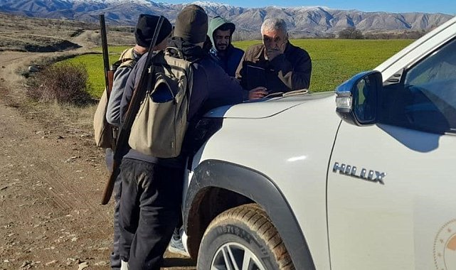 Elazığ'da yasa dışı avlanan bir kişiye idari işlem uygulandı