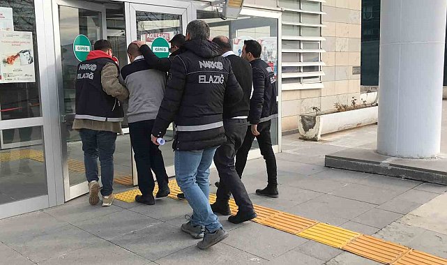 Elazığ&#039;daki uyuşturucu operasyonunda 2 tutuklama