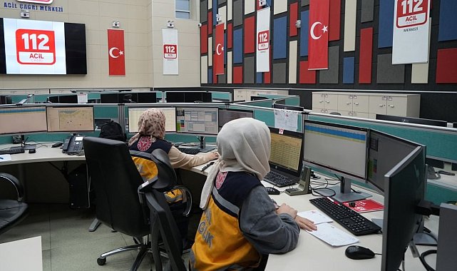 Erzincan'da 274 bin 873 çağrının yüzde 15,58'i asılsız çıktı