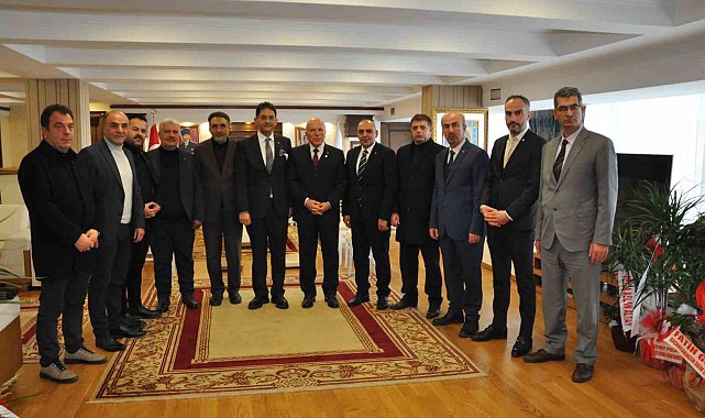 Erzurum Ticaret Borsası yönetiminden Başkan Sekmen'e ziyaret